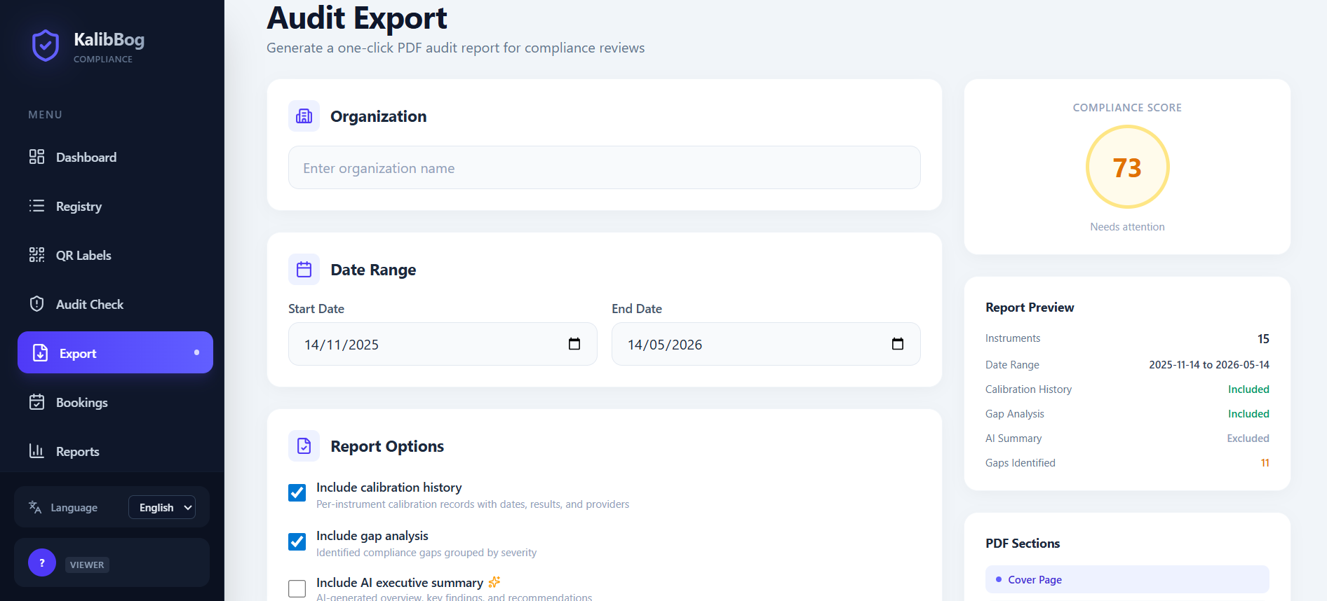 Audit Export